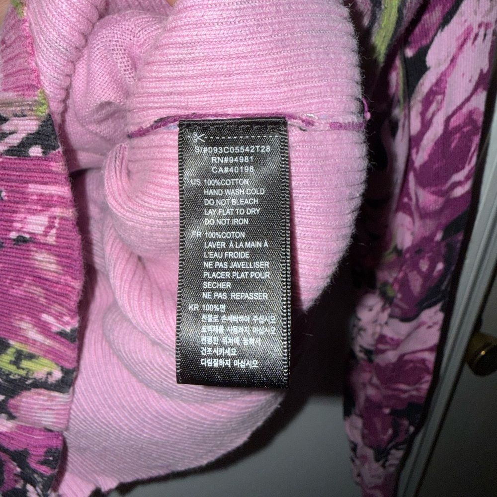 Forever 21 Pink Floral Crop Top - Picture 3 of 6